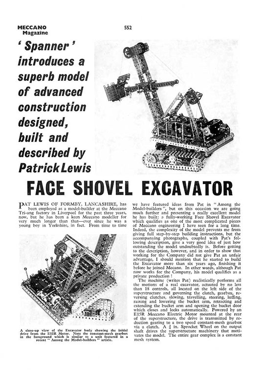 Meccano Magazinee 1970 Article